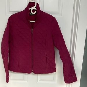 Eddie Bauer Goose Down 650 Fill Women’s Jacket size M in Raspberry